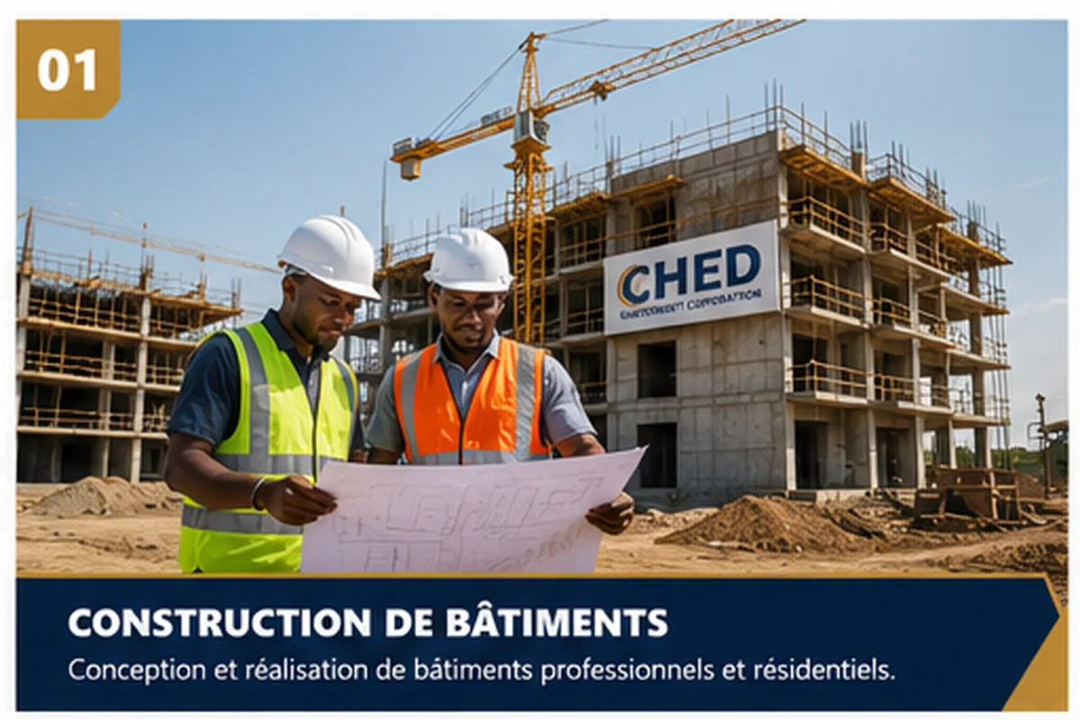 Illustration du service Construction