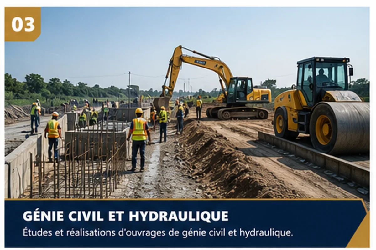 Illustration du service Génie civil