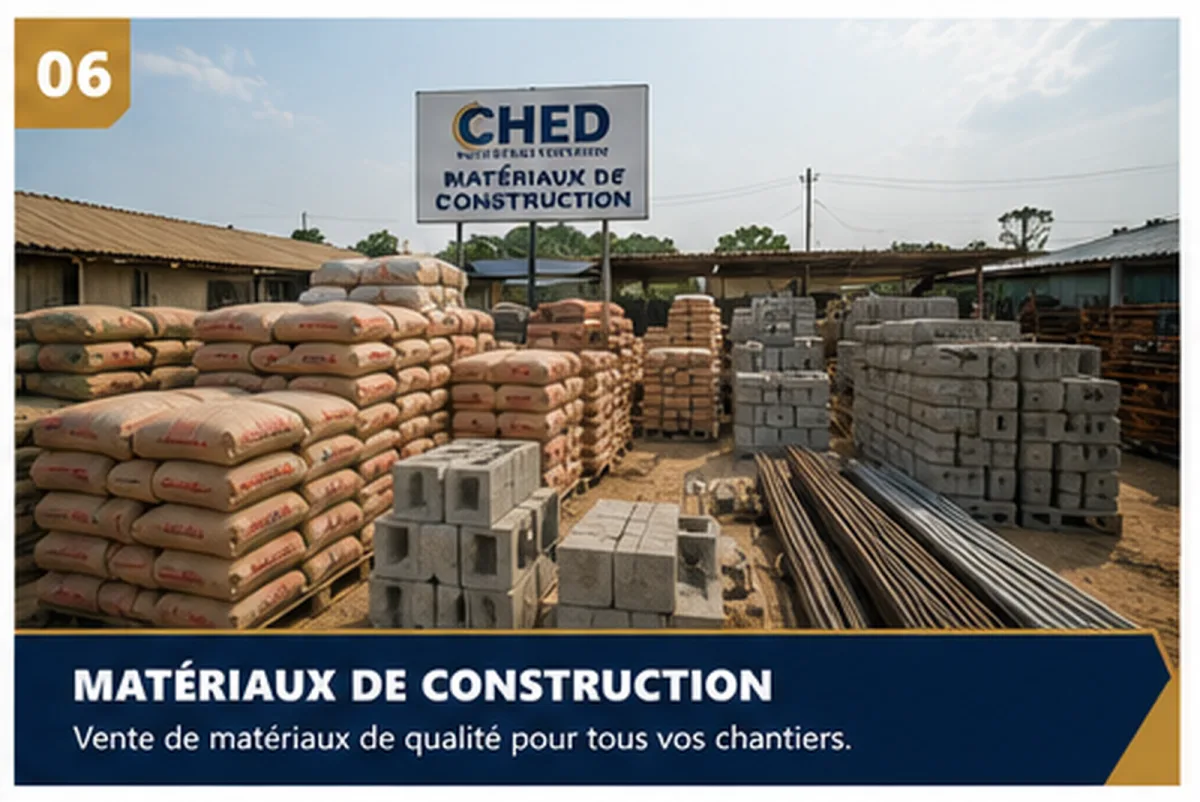 Illustration du service Matériaux